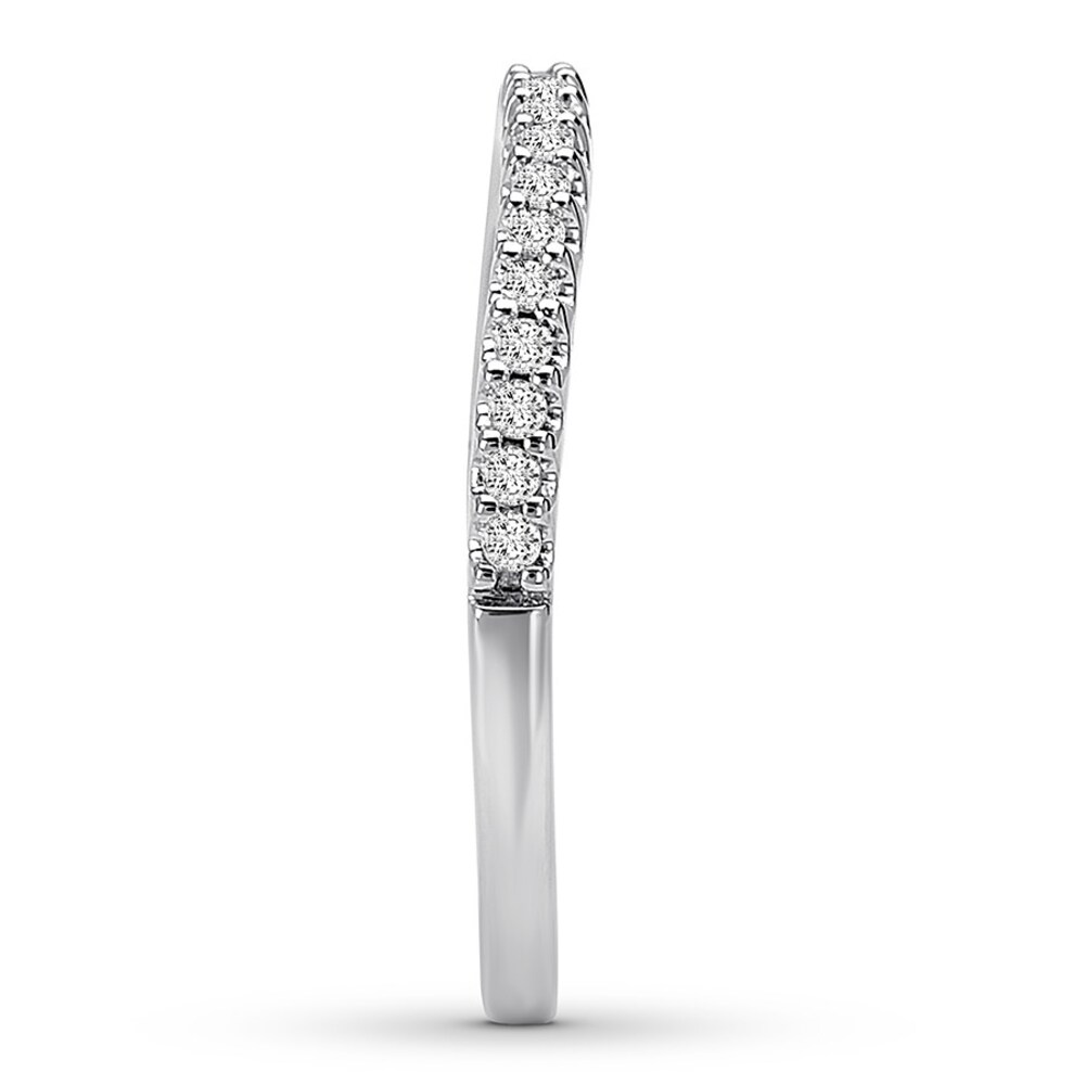 Diamond Anniversary Band 1/6 ct tw Round-cut 14K White Gold m6B1cTJe