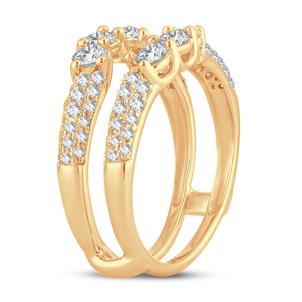 Diamond Enhancer Ring 1 ct tw Round 14K Yellow Gold mD9BdgZQ