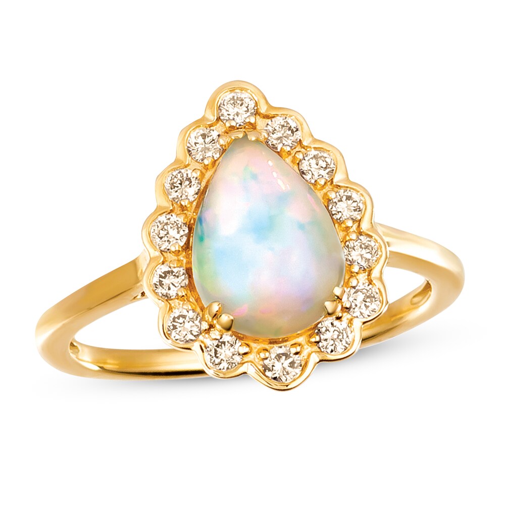 Le Vian Opal Ring 1/4 ct tw Diamonds 14K Honey Gold mKWtxkfQ