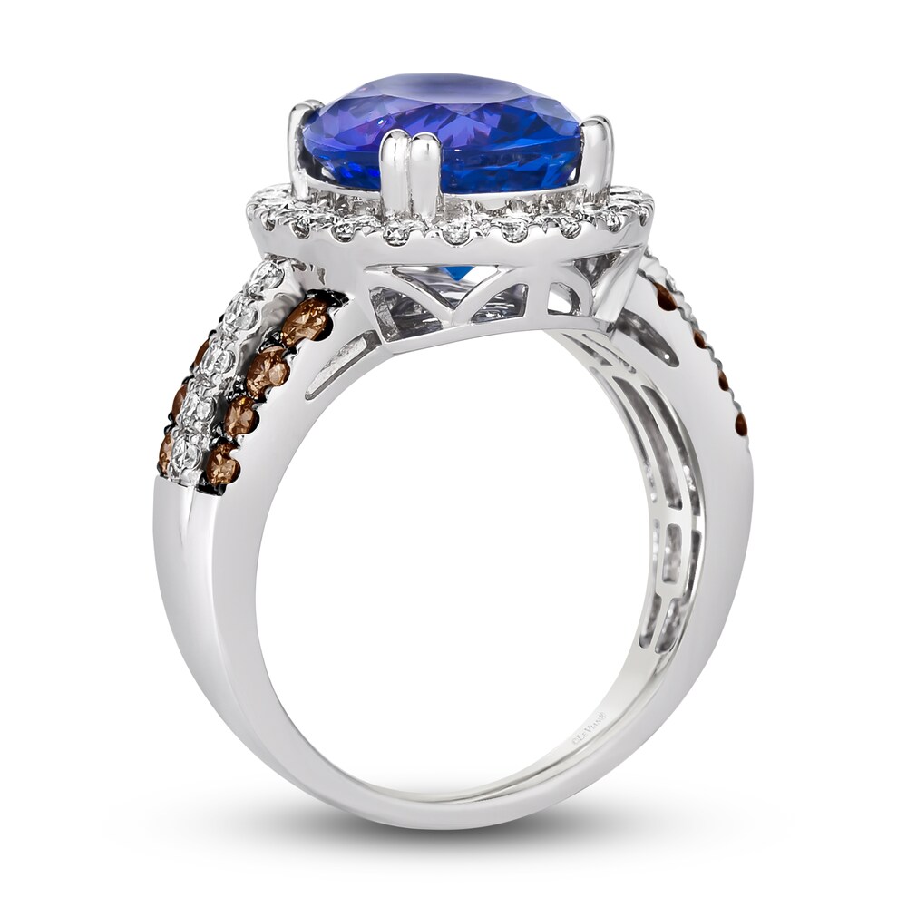 Le Vian Natural Tanzanite Ring 1 ct tw Diamonds 14K Vanilla Gold mLxsTgmG