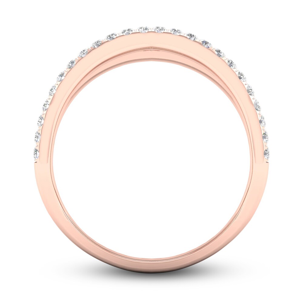 Diamond Ring 1 ct tw Round 10K Rose Gold mWDZgHZT