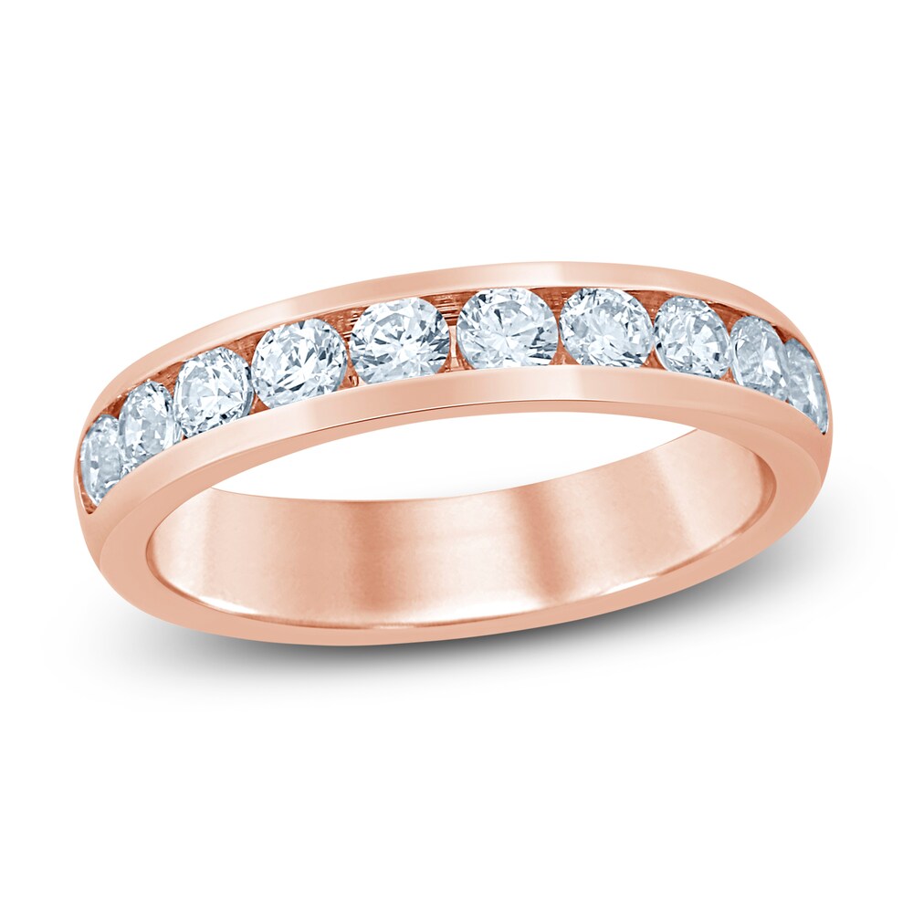 Diamond Anniversary Band 1 ct tw Round 14K Rose Gold (SI/2) nrpRXyH4 [nrpRXyH4]