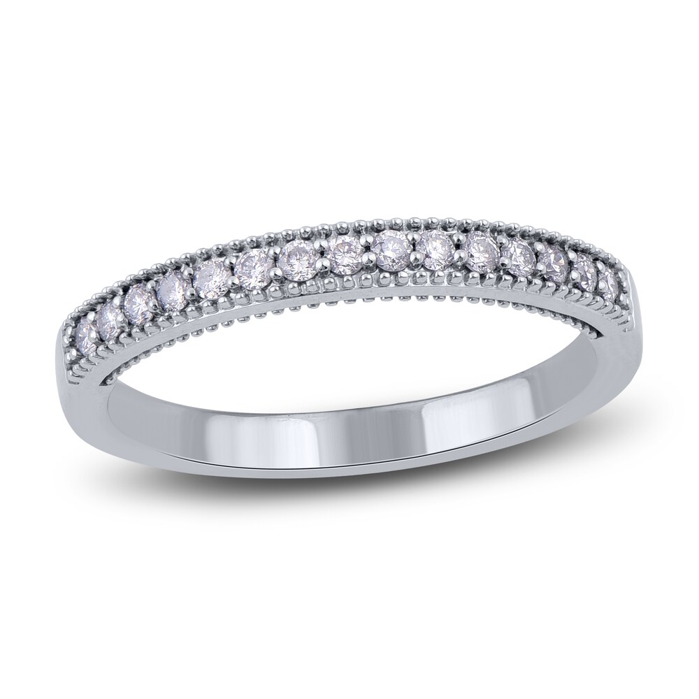 Diamond Wedding Band 1/4 ct tw Round 14K White Gold o1NGjxB1 [o1NGjxB1]