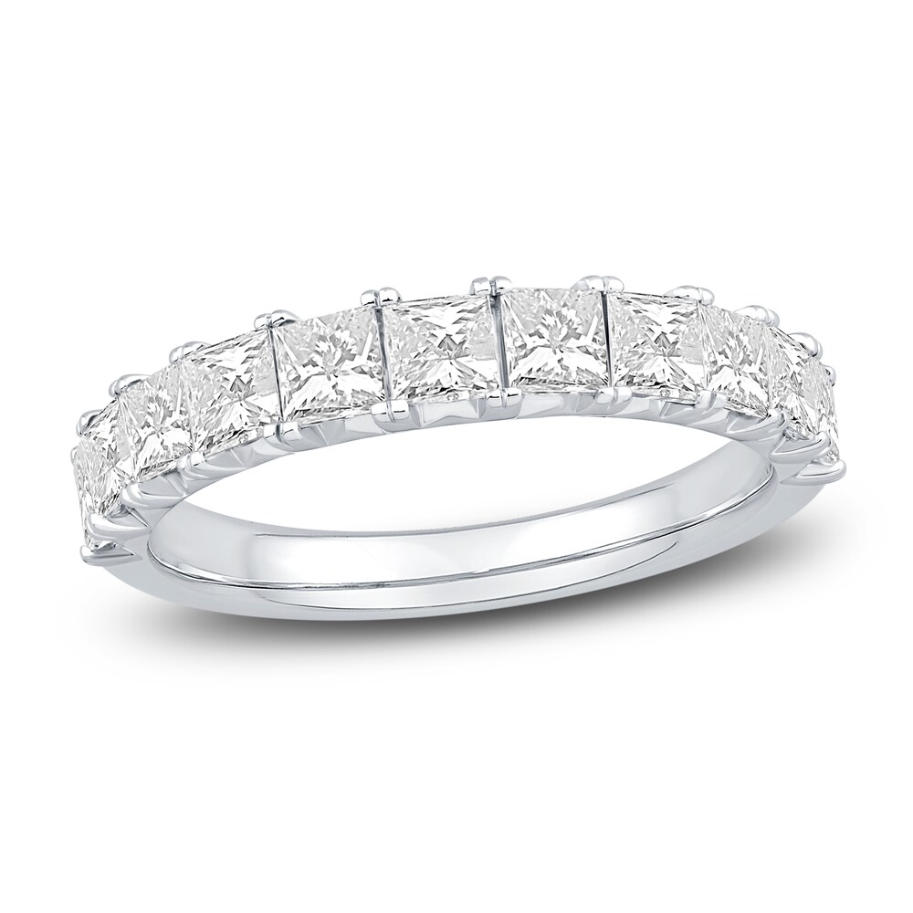 Diamond Anniversary Band 1-1/2 ct tw Princess 14K White Gold o8cZ44o3