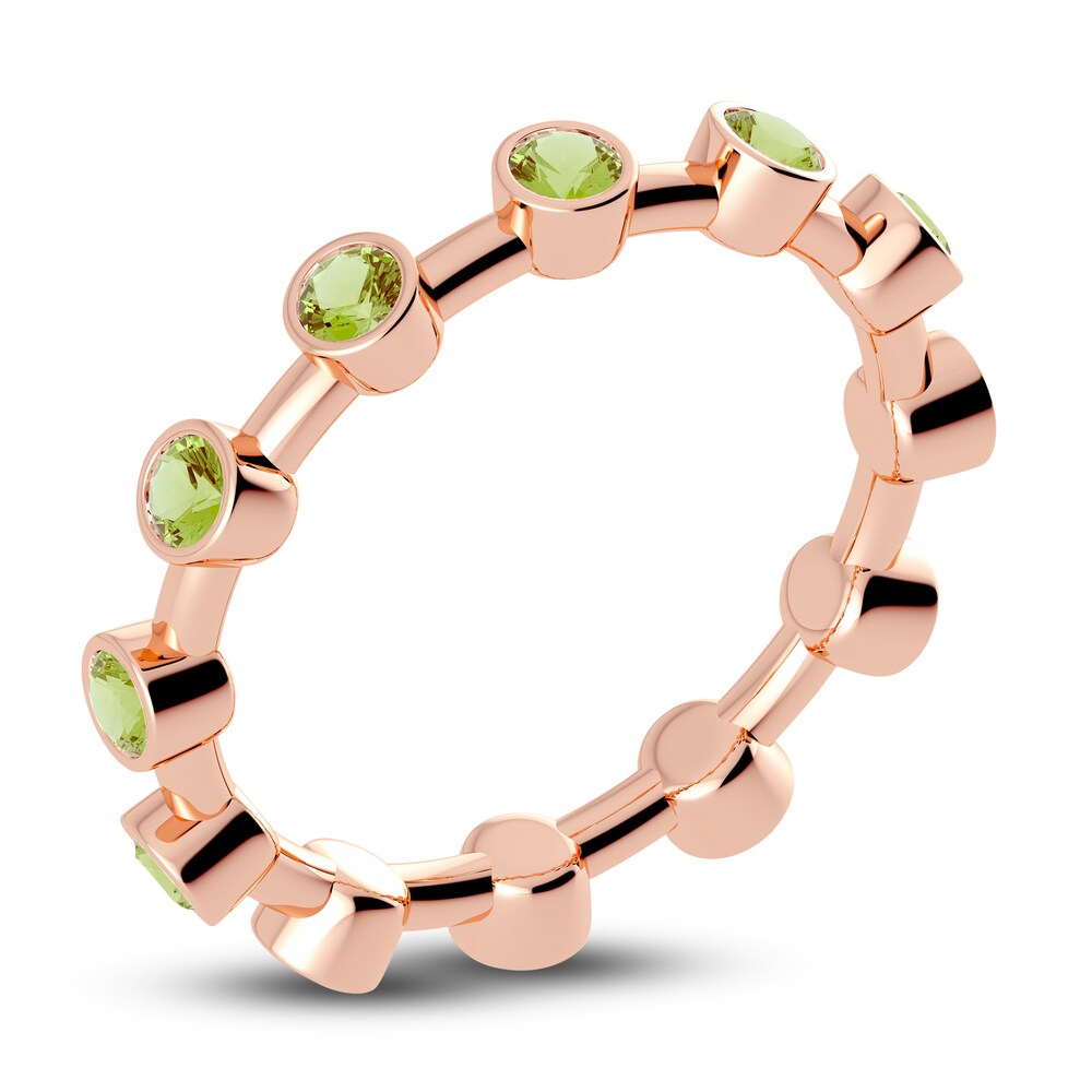 Juliette Maison Natural Peridot Ring 10K Rose Gold o8ceEU1h