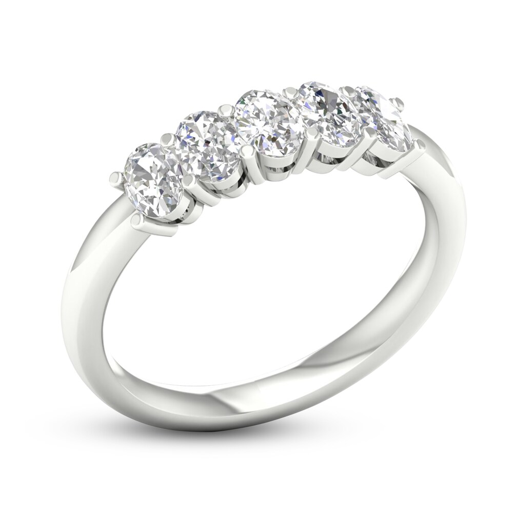 Diamond Anniversary Band 1 ct tw Oval Platinum oOvrNNJx