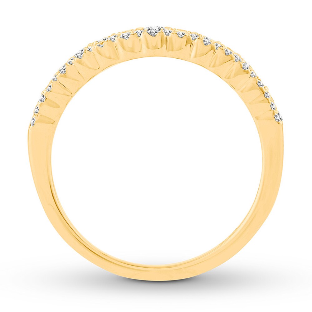 Diamond Anniversary Band 1/2 ct tw Round-cut 14K Yellow Gold oRhOCDh6