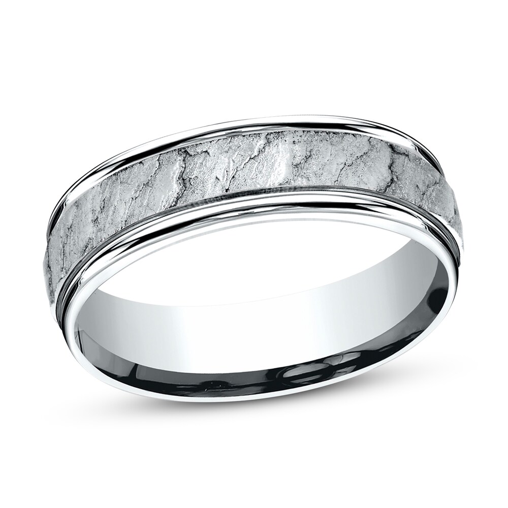 Wedding Band 10K White Gold pmzZkt9m