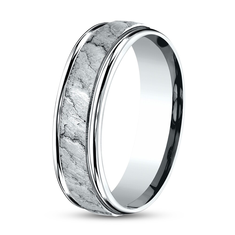 Wedding Band 10K White Gold pmzZkt9m