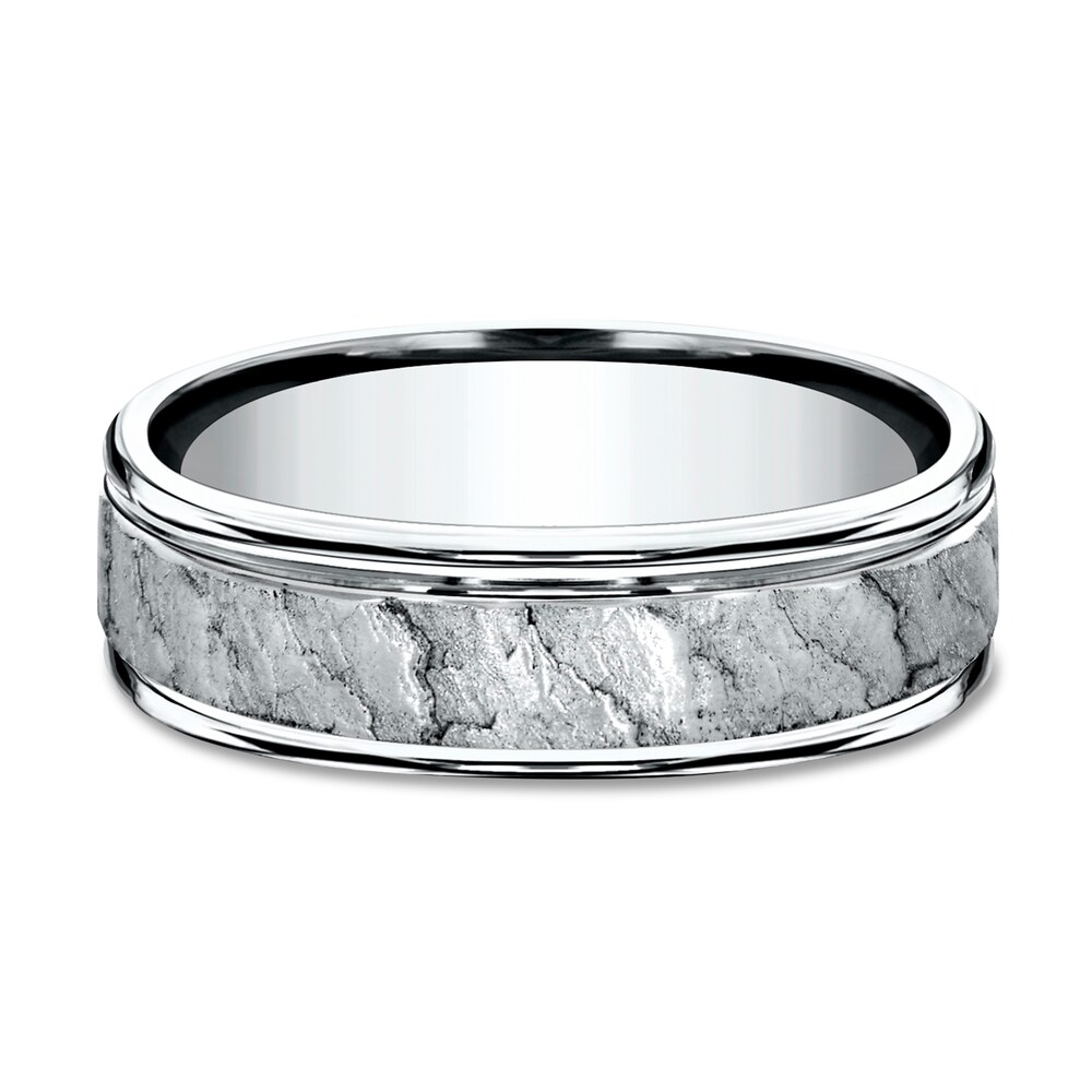 Wedding Band 10K White Gold pmzZkt9m