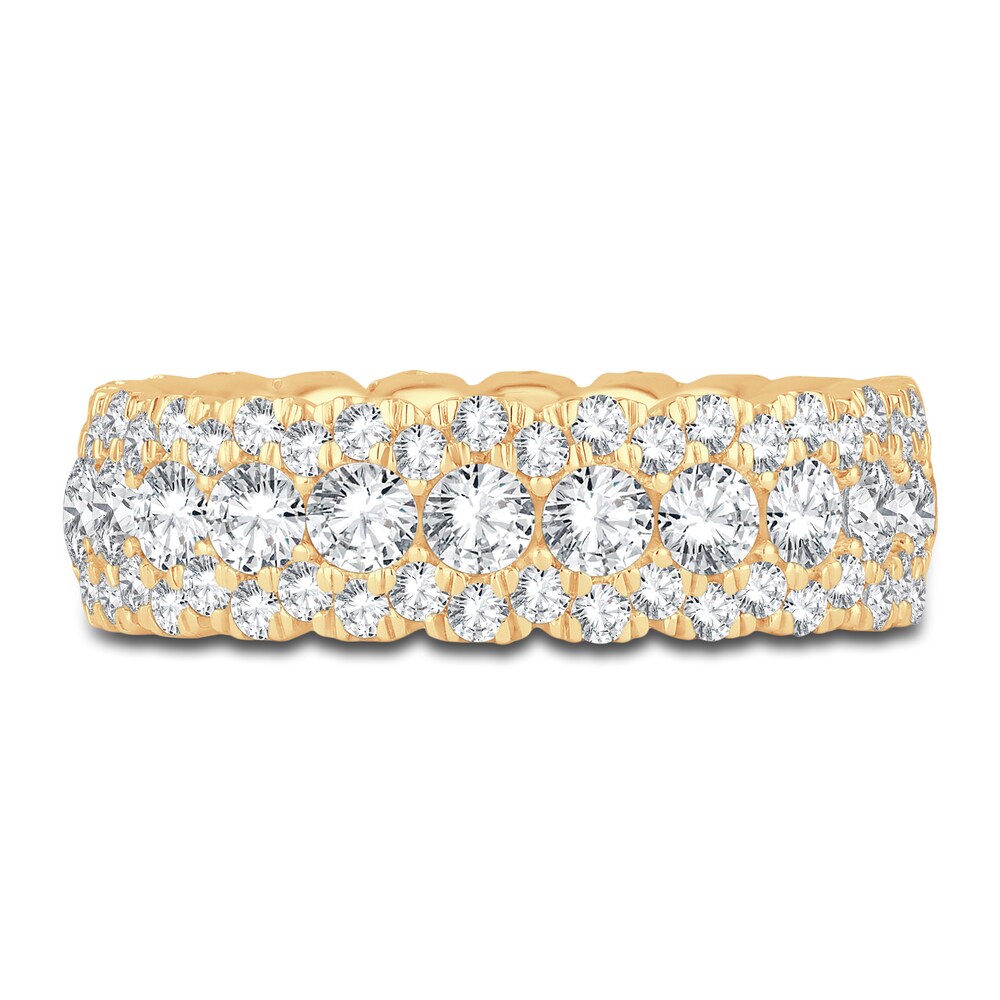 Diamond Eternity Band 3 ct tw Round 14K Yellow Gold q2rX1Hhb