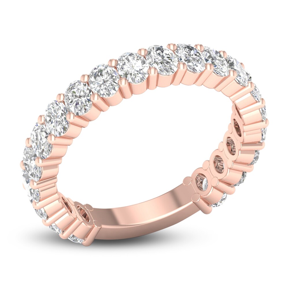 Diamond Anniversary Band 2 ct tw Oval 14K Rose Gold q8mRpka1