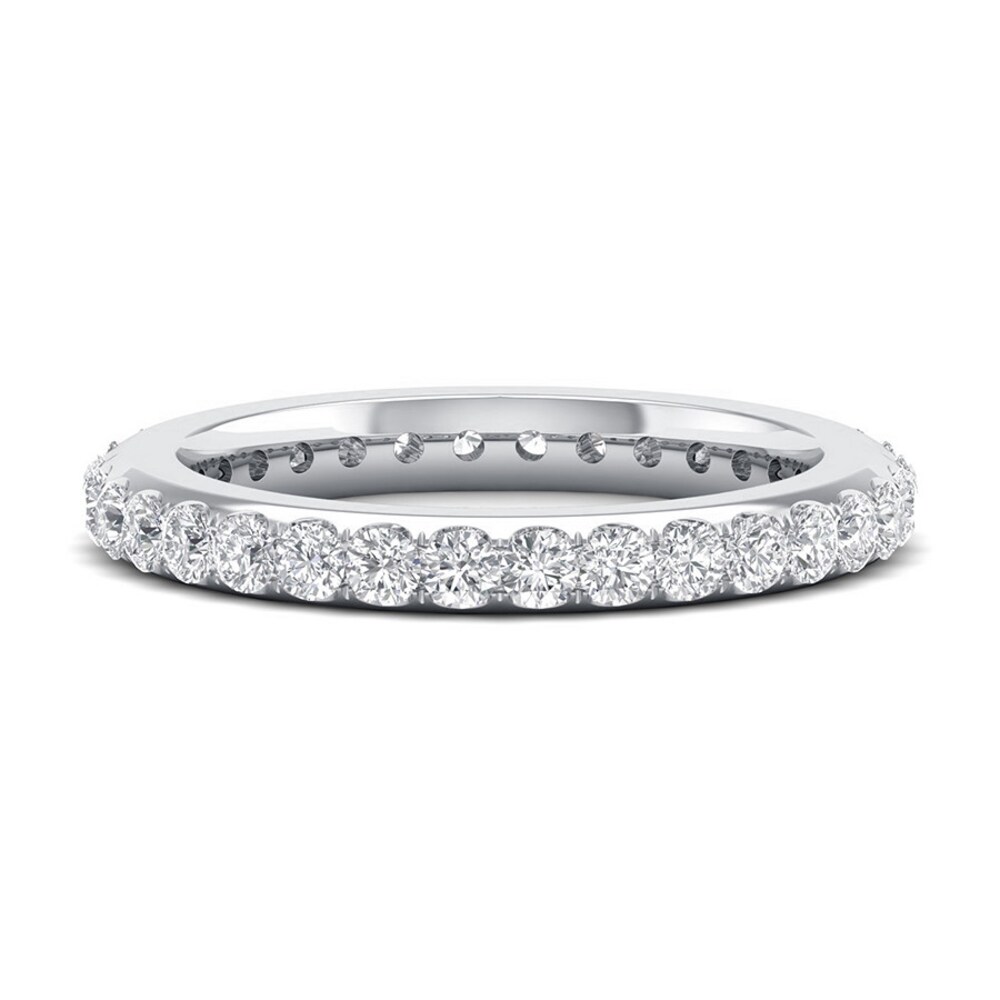 Diamond Eternity Band 1 ct tw Round 14K White Gold qDD6bvJW