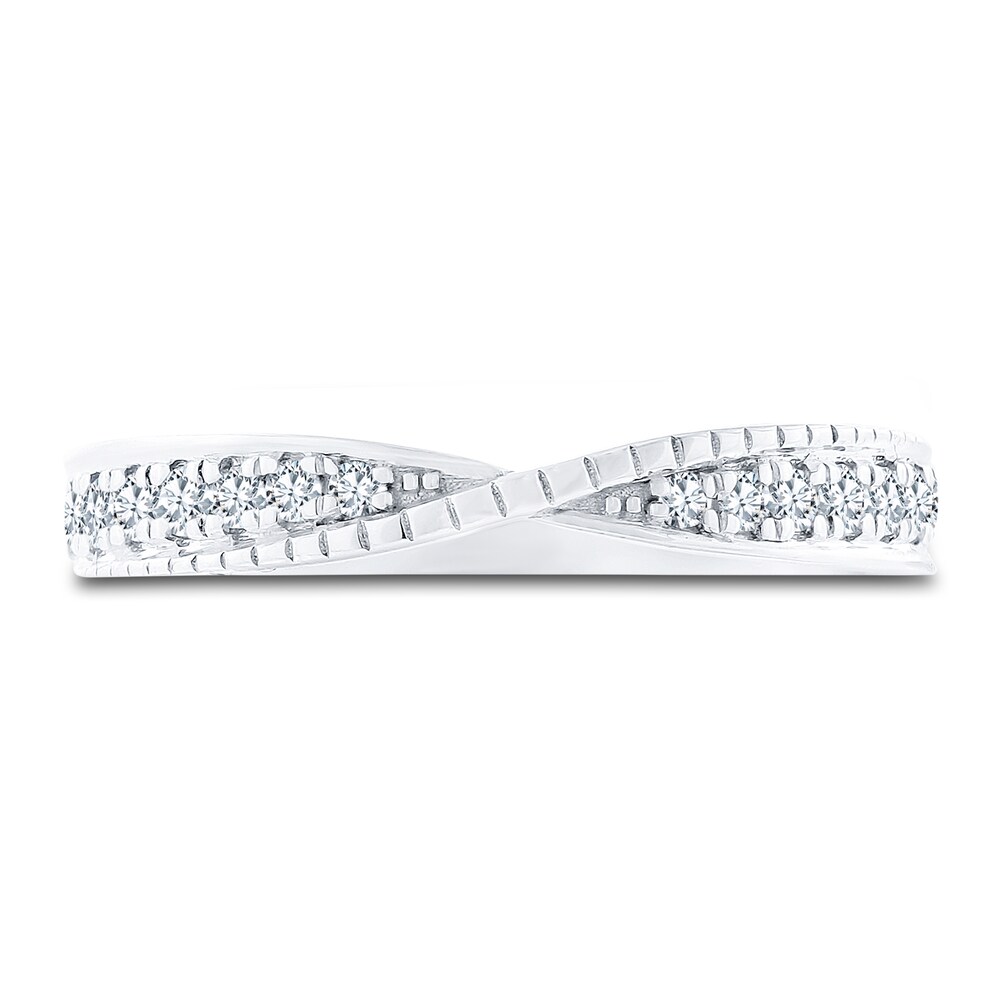 Diamond Anniversary Band 1/3 ct tw Round 14K White Gold qG7Mg8xk