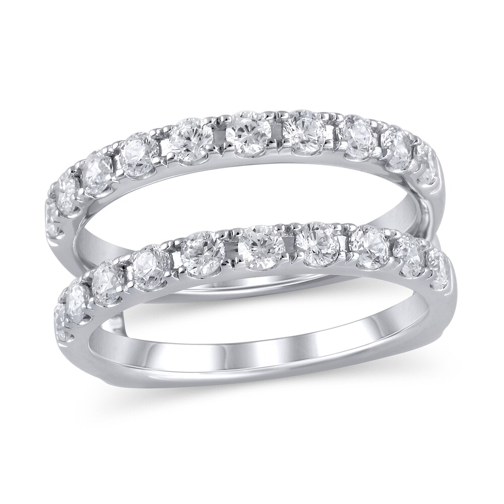 Hearts Desire Diamond Insert Ring 1 ct tw ideal-cut 18K White Gold qR7Ka52i [qR7Ka52i]