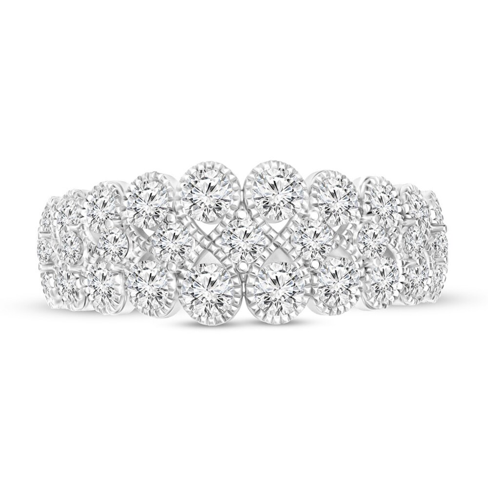 Diamond Anniversary Band 1 1/6 ct tw Round-cut 14K White Gold qfVOLme6