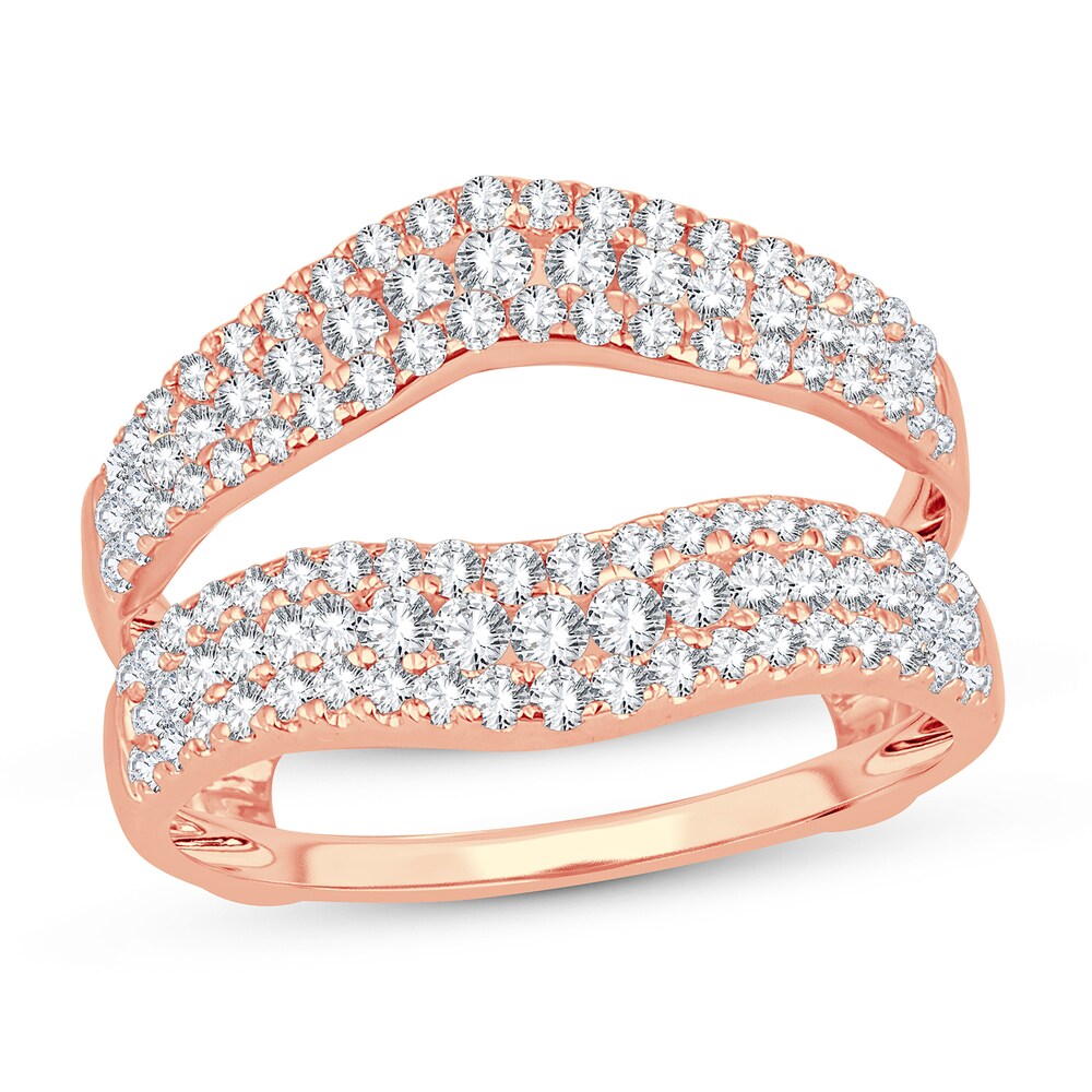 Diamond Enhancer Ring 1 ct tw Round 14K Rose Gold r2irlSgU [r2irlSgU]