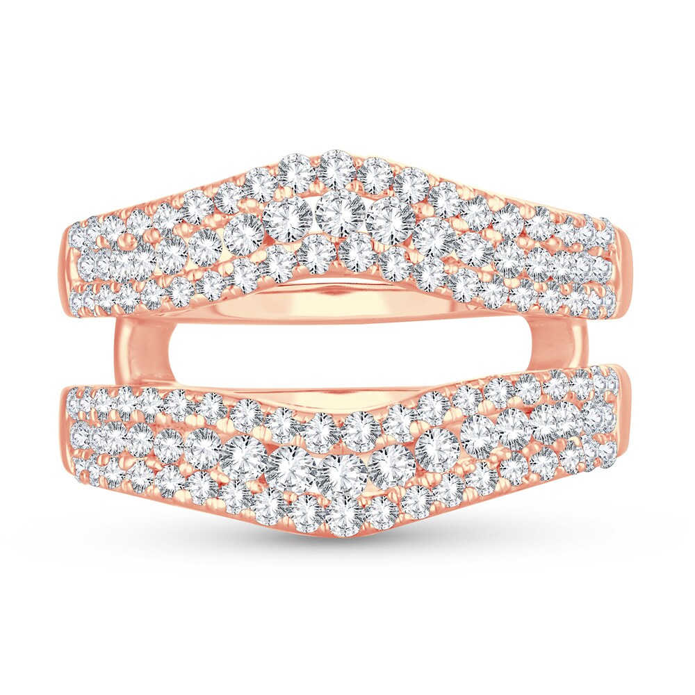 Diamond Enhancer Ring 1 ct tw Round 14K Rose Gold r2irlSgU