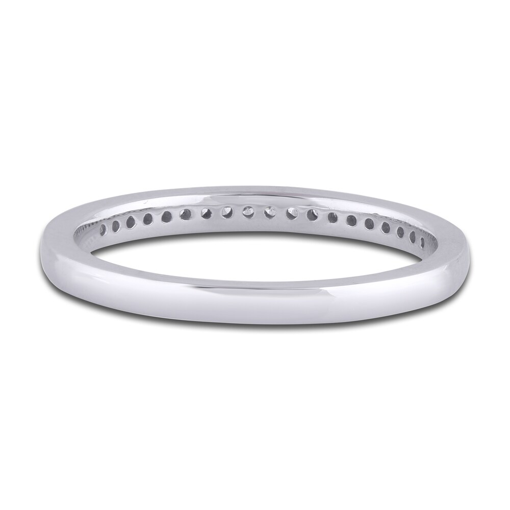 Diamond Wedding Band 1/8 ct tw Round 14K White Gold riGlnThK