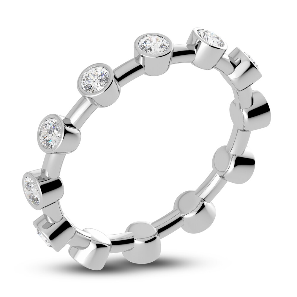 Juliette Maison Natural White Sapphire Ring 10K White Gold s9hGIZhu