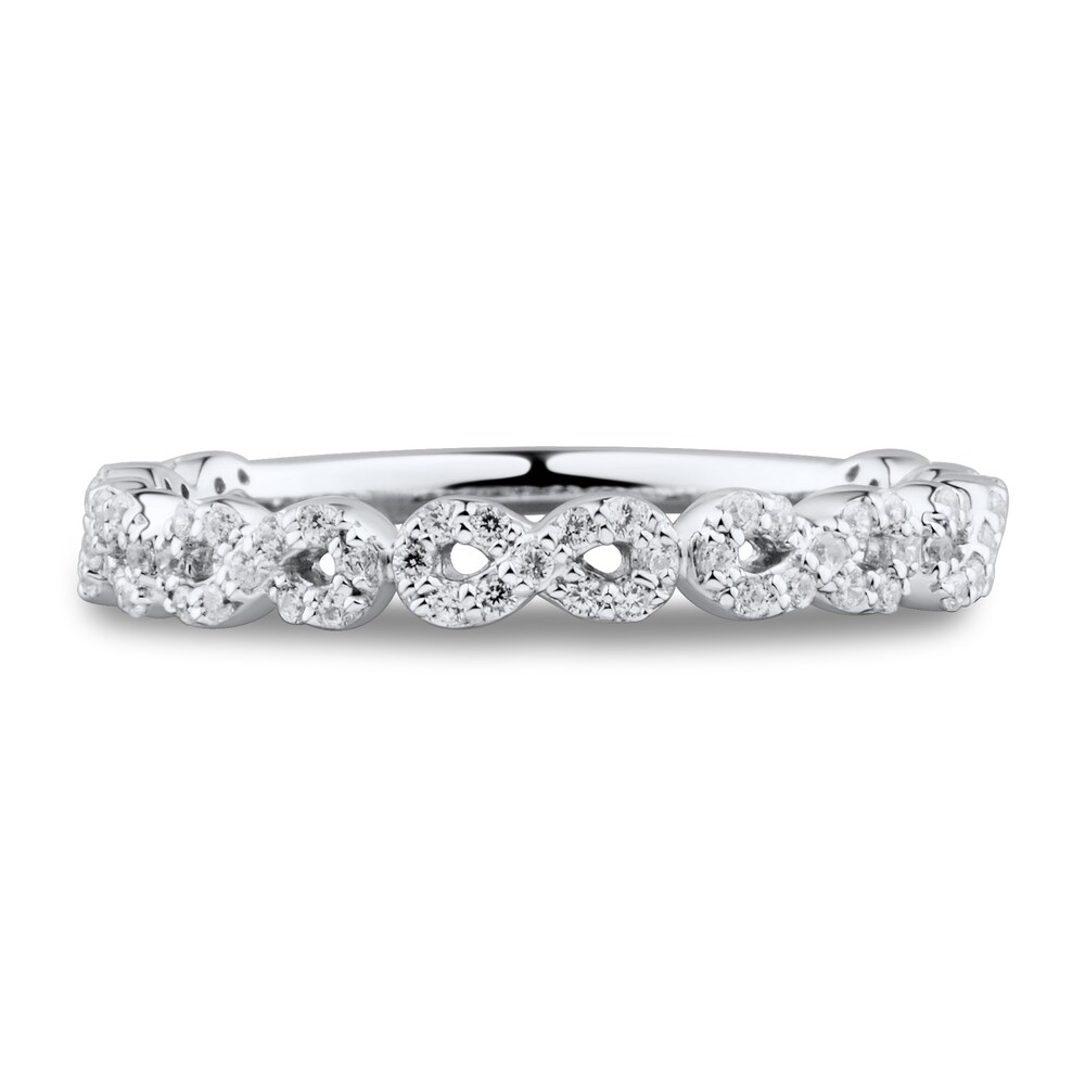 Diamond Wedding Band 1/4 ct tw Round 14K White Gold sKzcGPyr