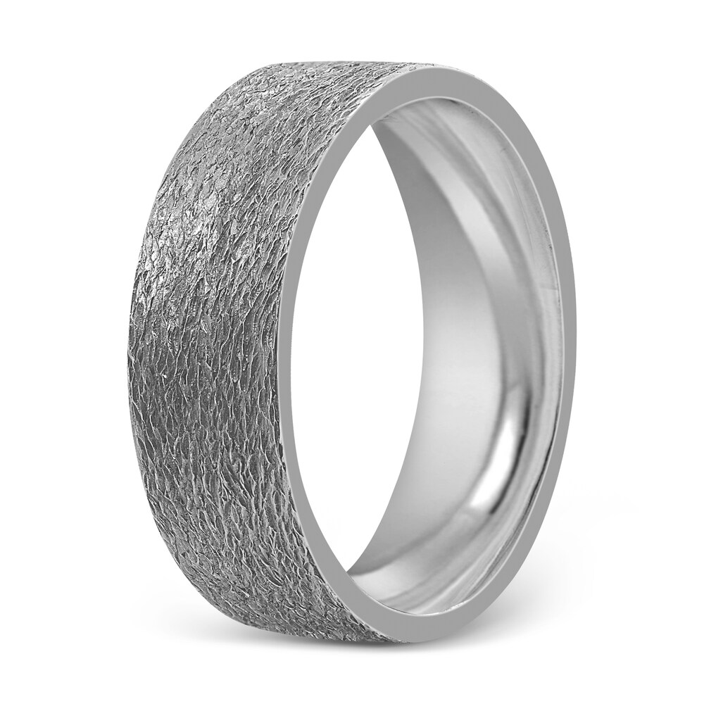 Men\'s Wedding Band 14K White Gold 6mm sTLSVpWN