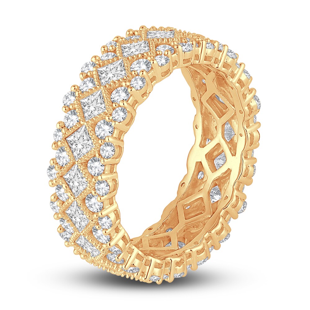 Diamond Eternity Band 3 ct tw Round 14K Yellow Gold sgcdJsUH