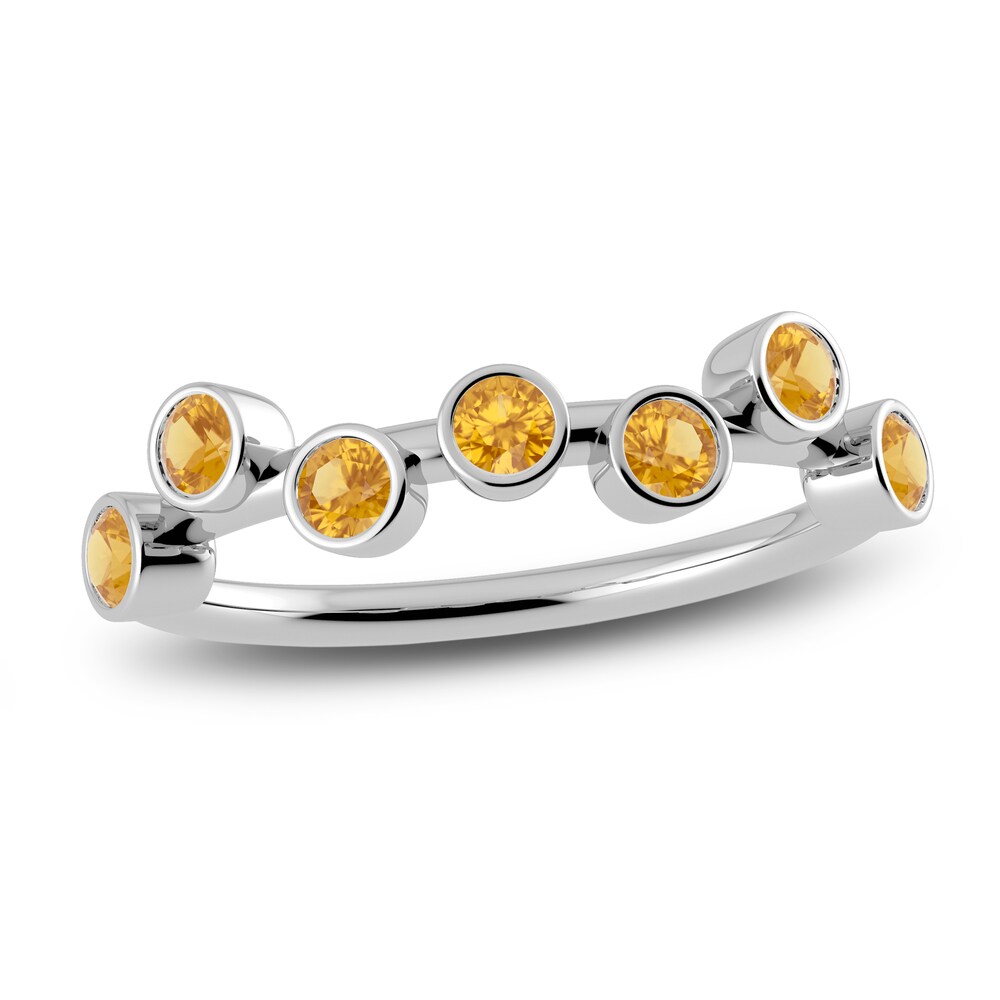 Juliette Maison Natural Citrine Ring 10K White Gold sneZ9hbI