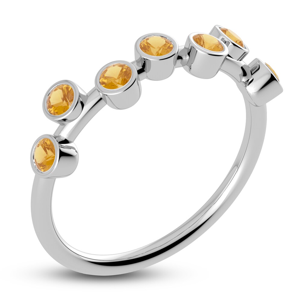 Juliette Maison Natural Citrine Ring 10K White Gold sneZ9hbI