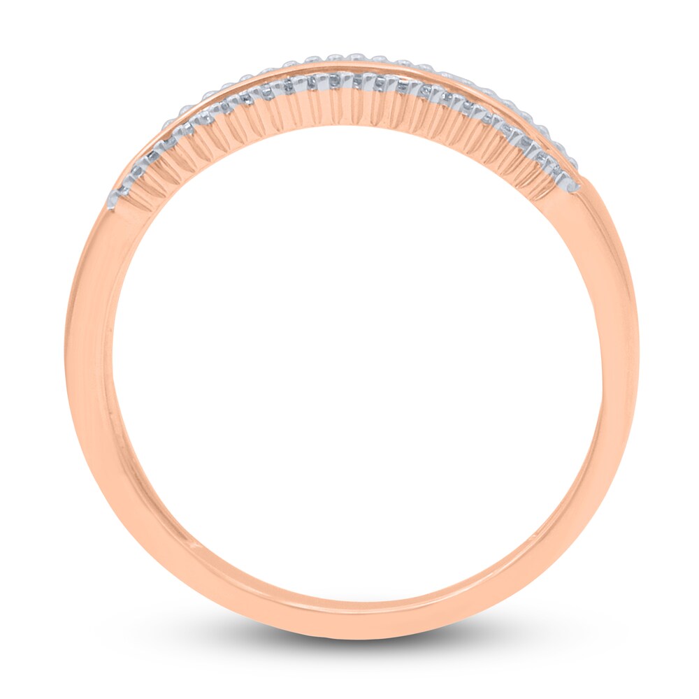 Diamond Anniversary Band 1/3 ct tw Baguette 14K Rose Gold spFKfdVc