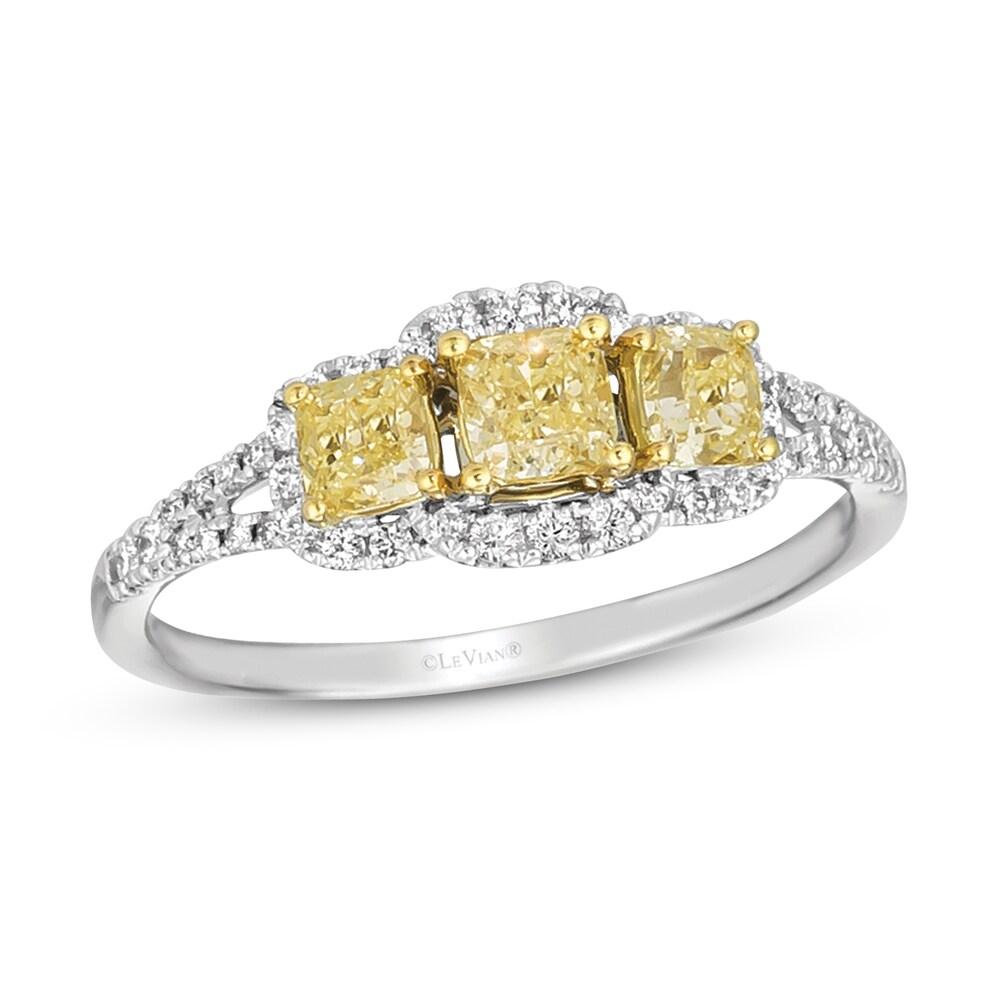 Le Vian Sunny Yellow Diamond Ring 7/8 ct tw 14K Two-Tone Gold sw1yBIp5