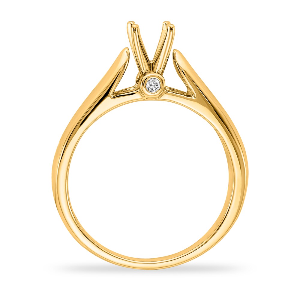 Ring Setting Diamond Accents 14K Yellow Gold t6PeZoBc