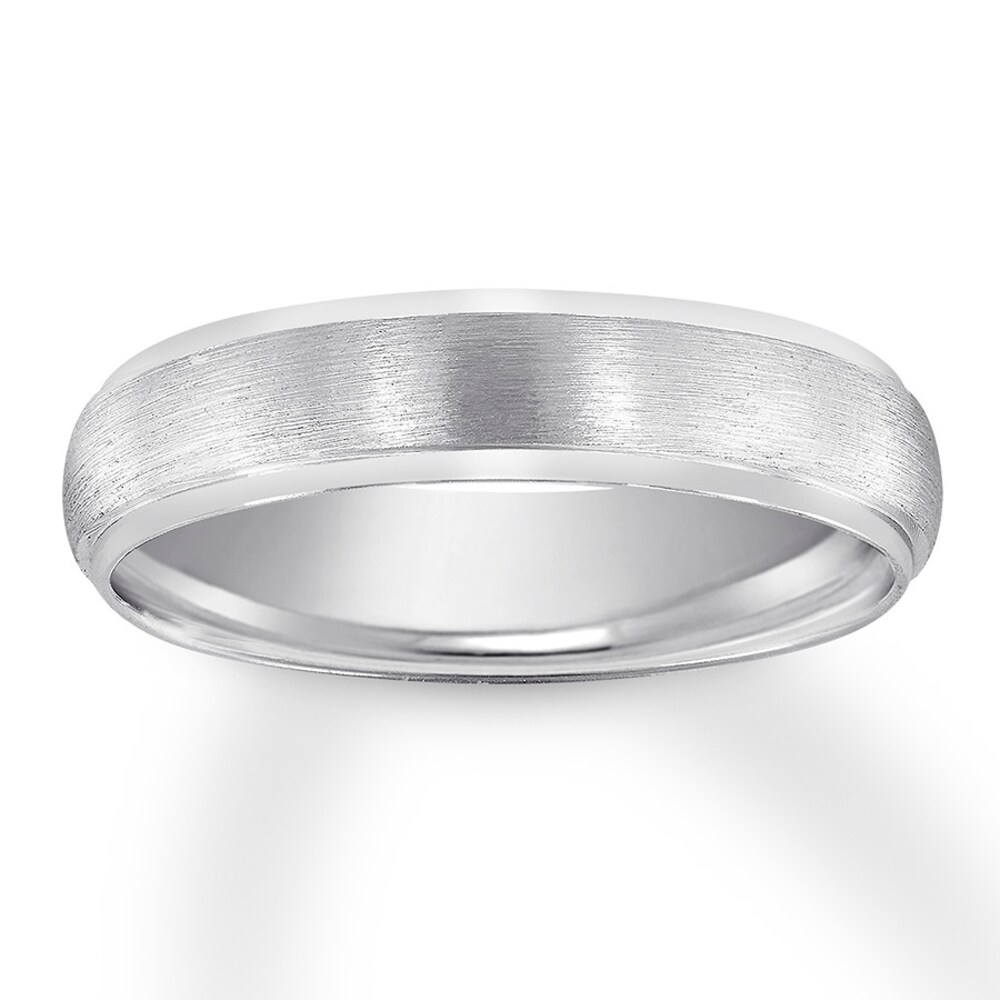 Wedding Band 14K White Gold 5mm tXEuxdCp