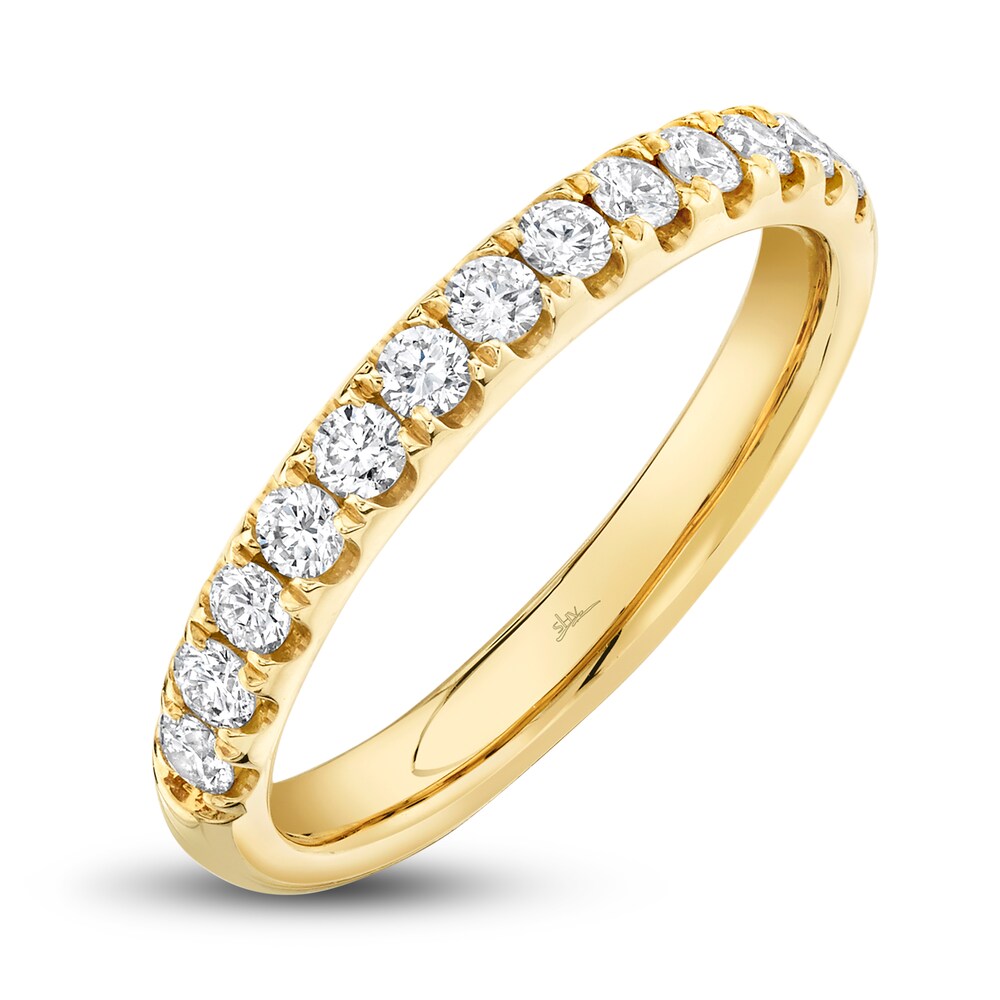 Shy Creation Diamond Ring 1/2 ct tw Round 14K Yellow Gold SC22004432 tdaeSx2j