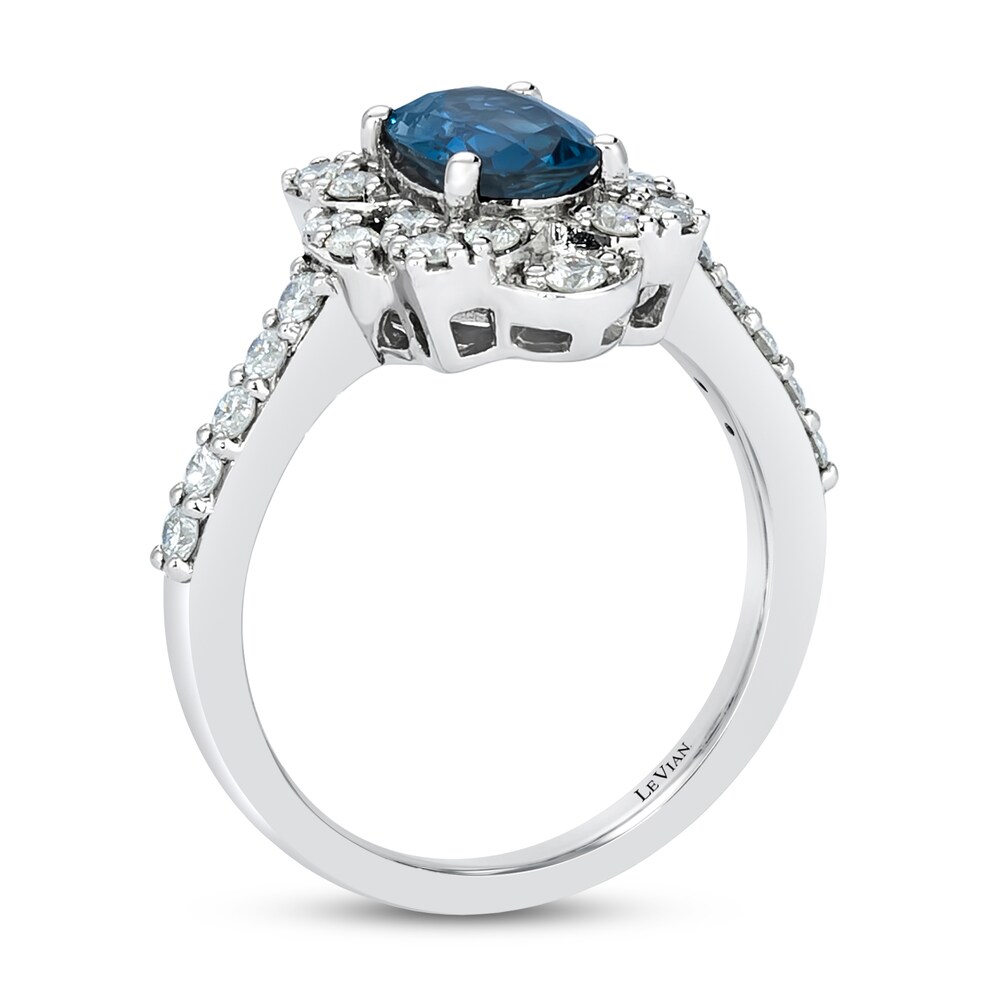 Le Vian Natural Sapphire Ring 5/8 ct tw Diamonds Platinum thQIzIYm