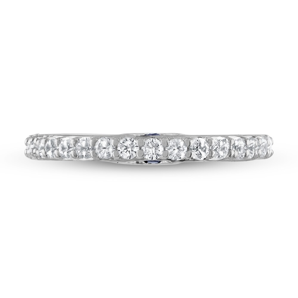 Vera Wang WISH Diamond Anniversary Ring 1/2 ct tw Round 14K White Gold tqkWGyf7