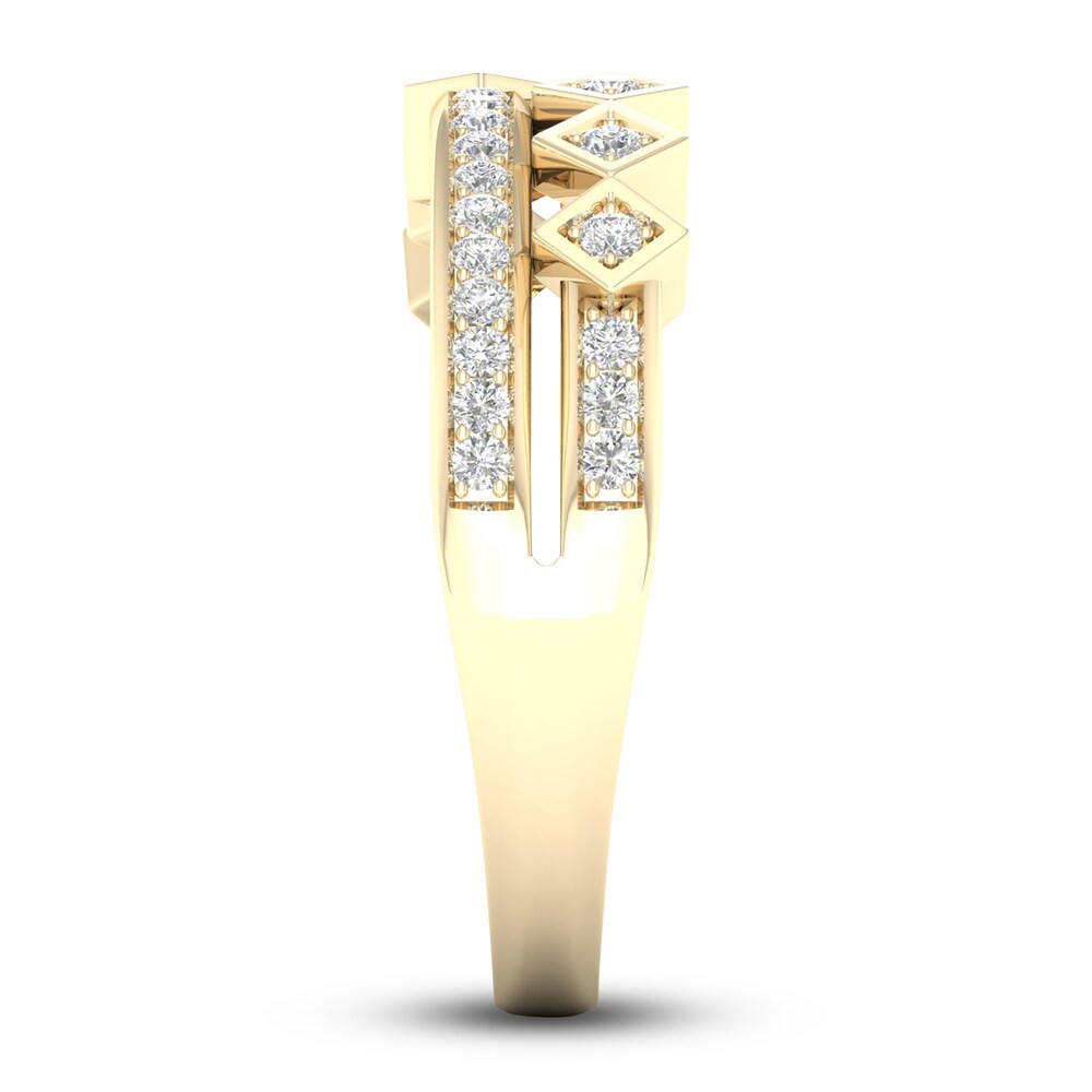 Diamond Stackable Ring 1/5 ct tw Round 14K Yellow Gold tuuZacC8