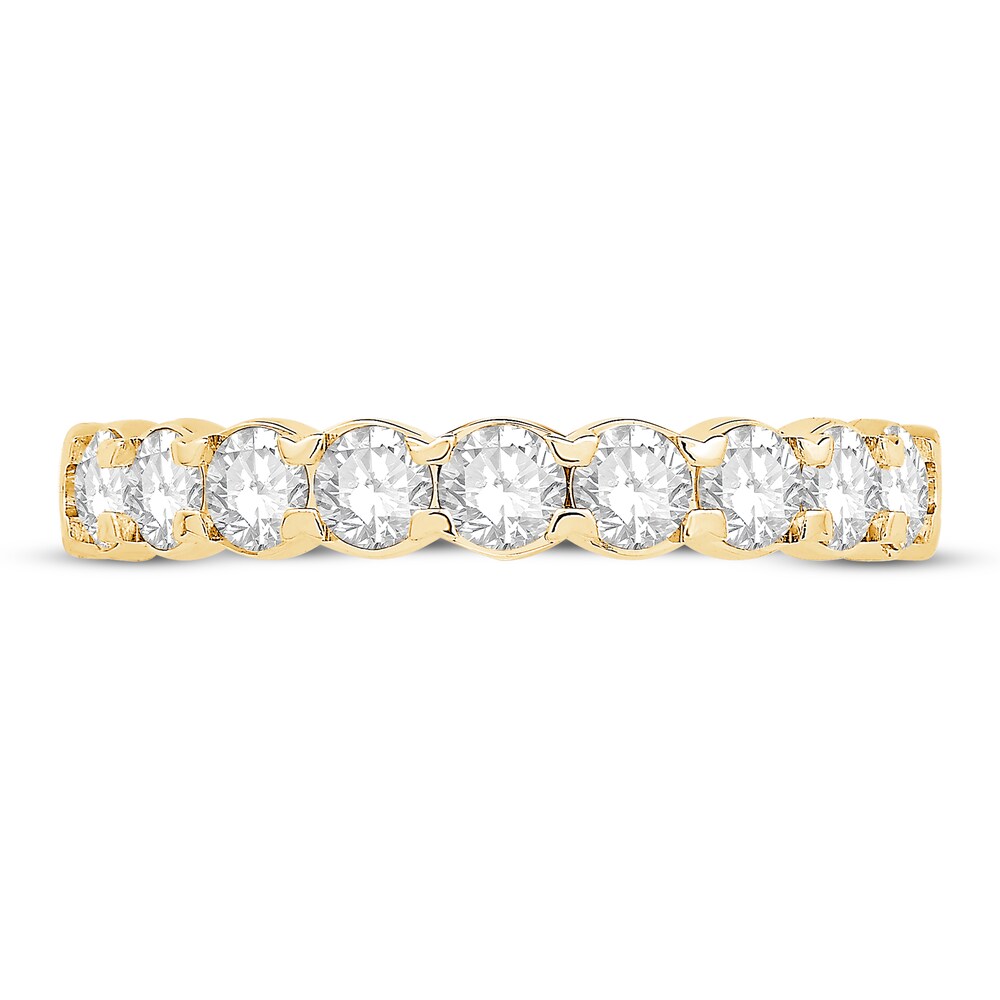 Diamond Anniversary Ring 1 ct tw Round 14K Yellow Gold uLMUWwe2