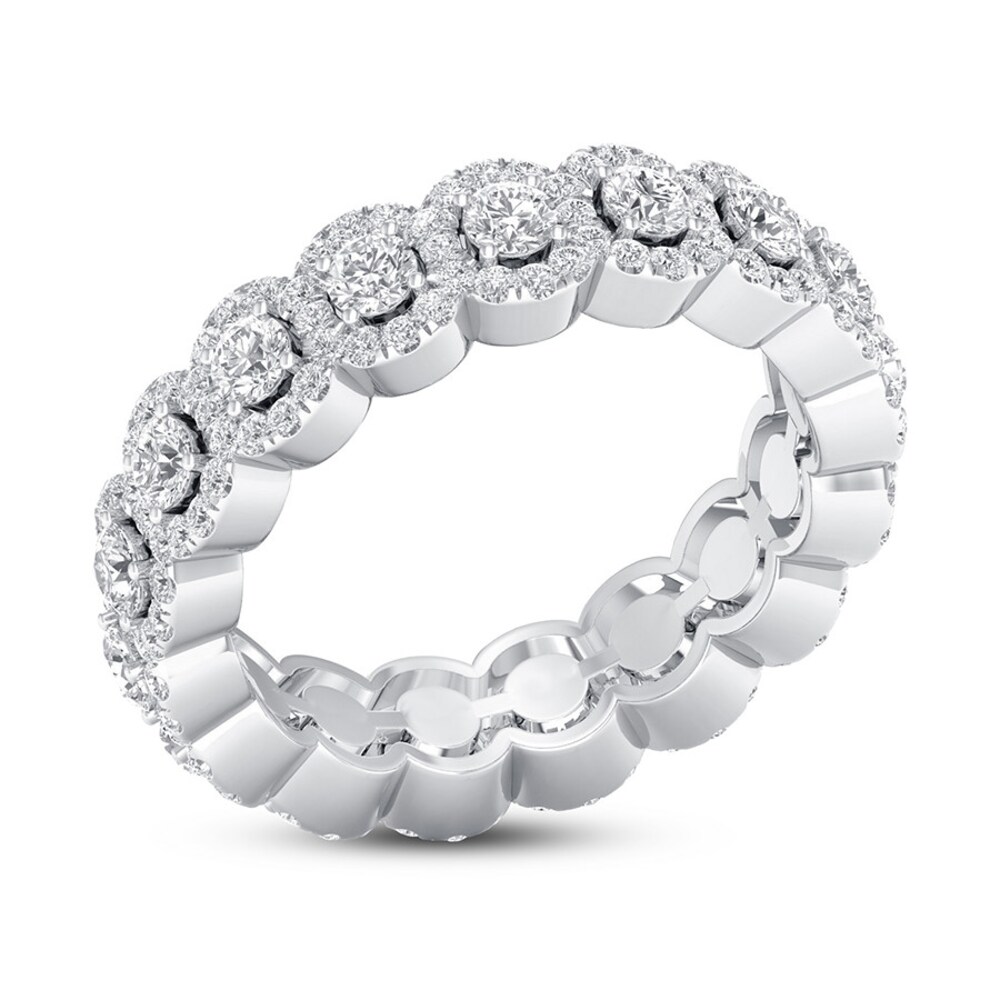 Diamond Eternity Band 1-1/2 ct tw Round 14K White Gold uP0QaIo6