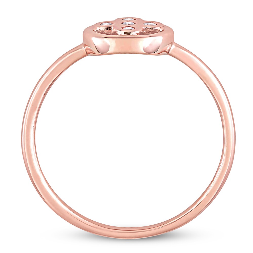 Diamond Ring 1/20 ct tw Round 10K Rose Gold ucv0yyYk