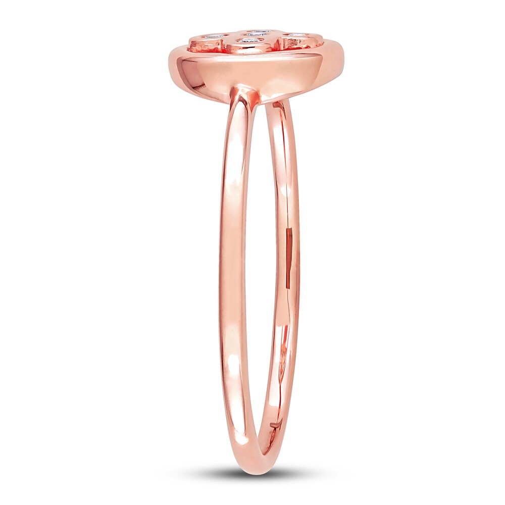 Diamond Ring 1/20 ct tw Round 10K Rose Gold ucv0yyYk