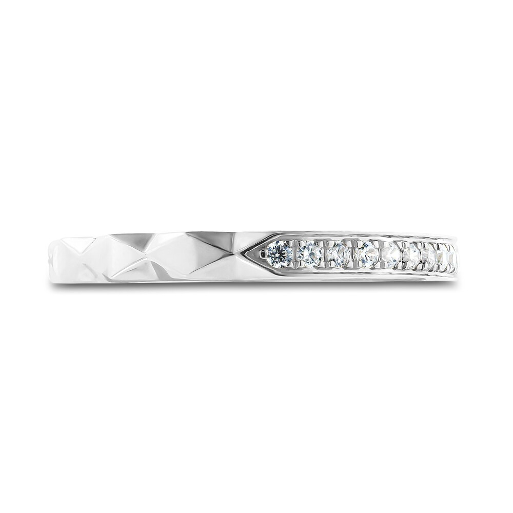 Diamond Anniversary Ring 1/8 ct tw Round 14K White Gold ucwh8Aaq