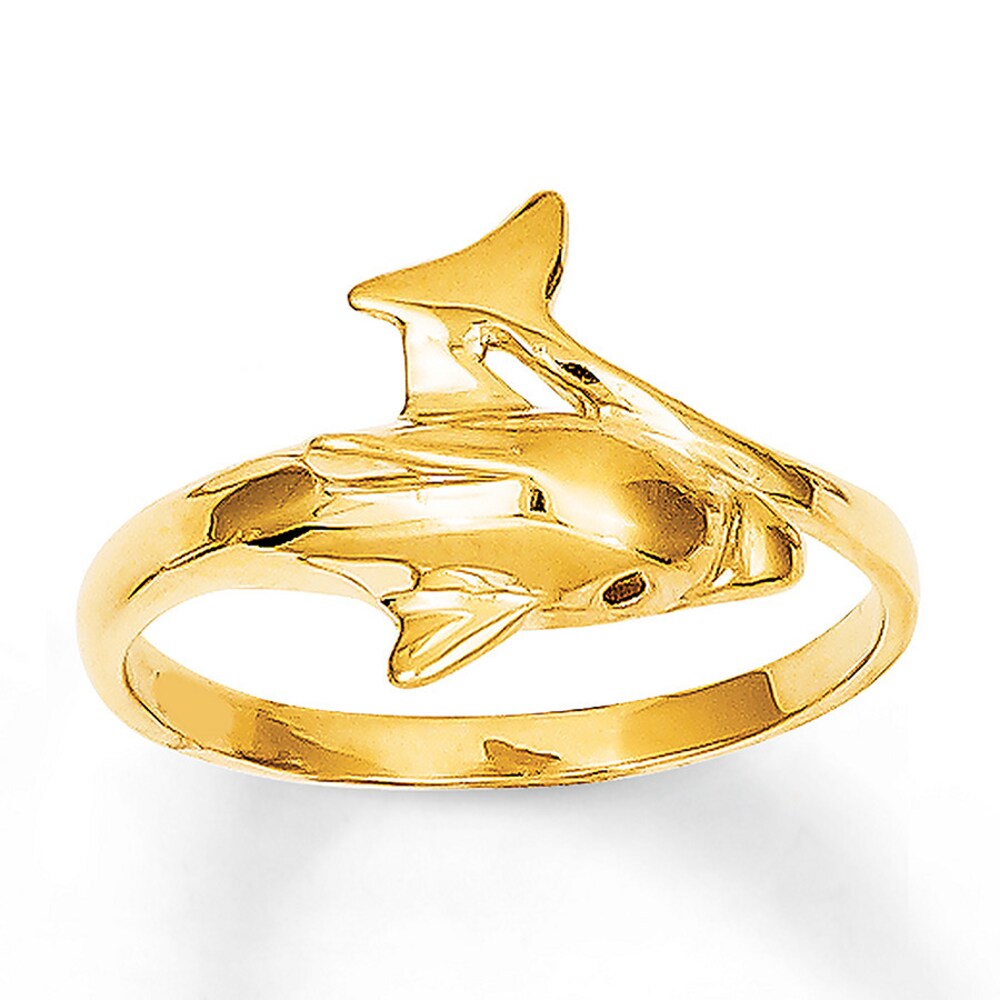 Dolphin Ring 14K Yellow Gold v8zG5JAq
