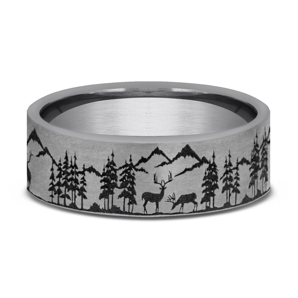 Men\'s Wilderness Wedding Band Tantalum vOEYfS30