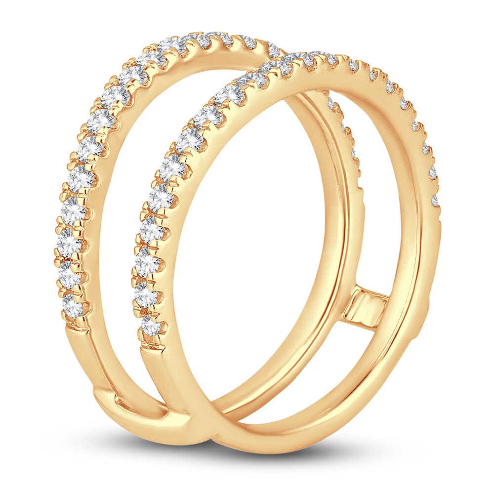 Diamond Enhancer Band 1/2 ct tw Round 14K Yellow Gold vwAOVm87