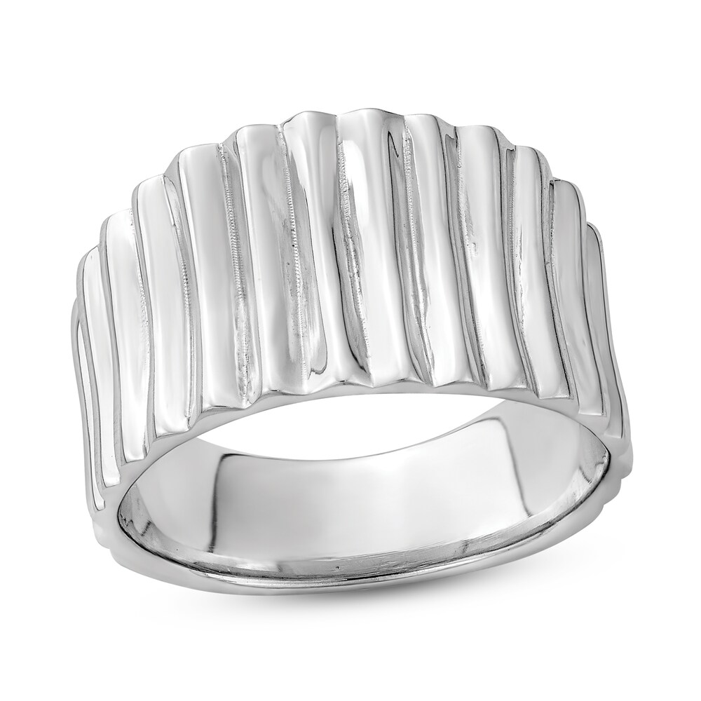 Vertical Ridge Ring Sterling Silver vzUKlqrG [vzUKlqrG]