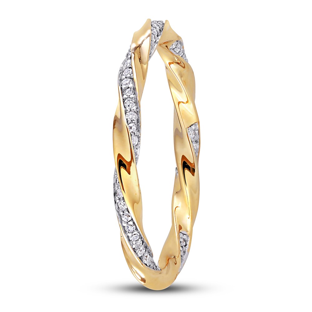 Diamond Ring 1/4 ct tw Round 10K Yellow Gold w8MFN3Em