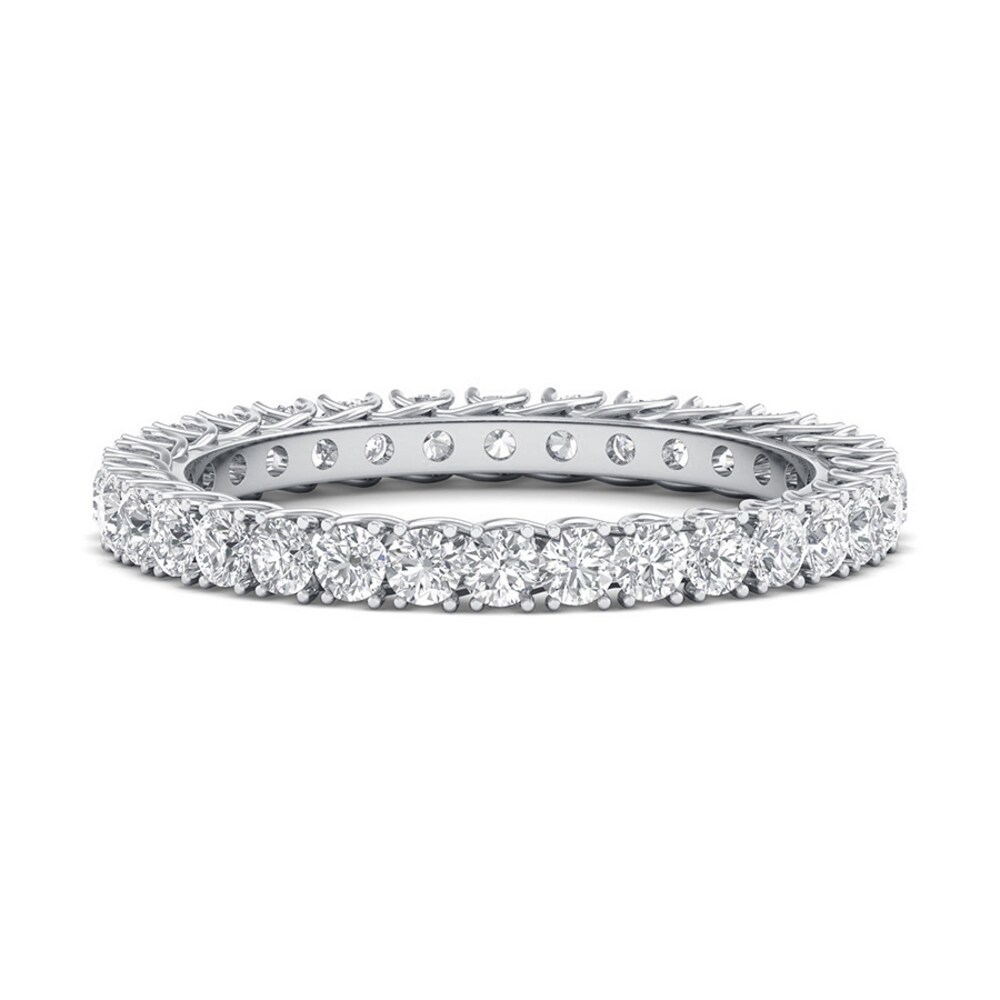 Diamond Eternity Band 1 ct tw Round 14K White Gold w8cKj2Zq