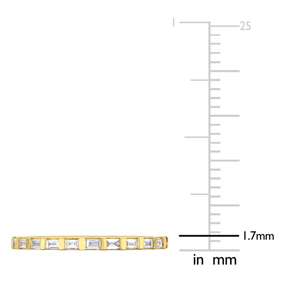 Diamond Eternity Band 3/8 ct tw Baguette 14K Yellow Gold wBFaBeAR