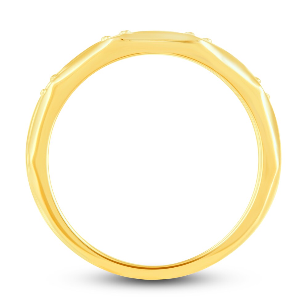 Diamond Stackable Ring 1/6 ct tw Round 10K Yellow Gold wawMgMoX